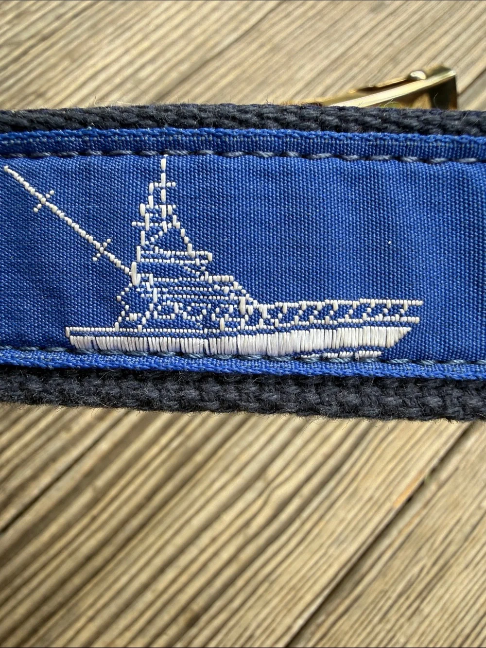 N/A woven blue